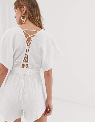 asos beach playsuit