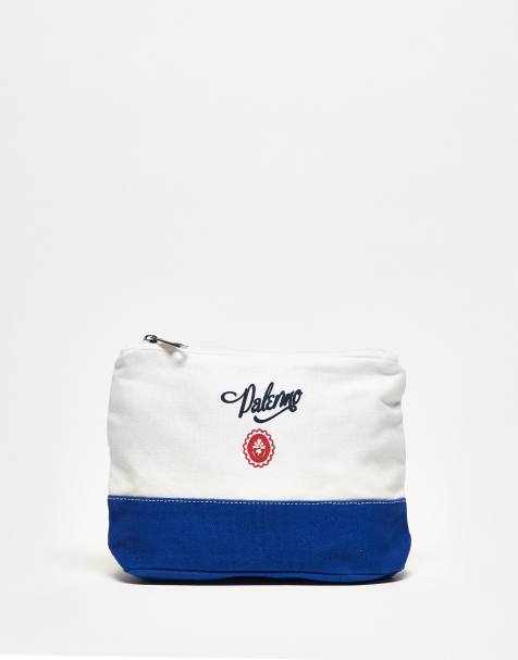 ASOS DESIGN - Beauty-case écru in tela con ricamo - view 1