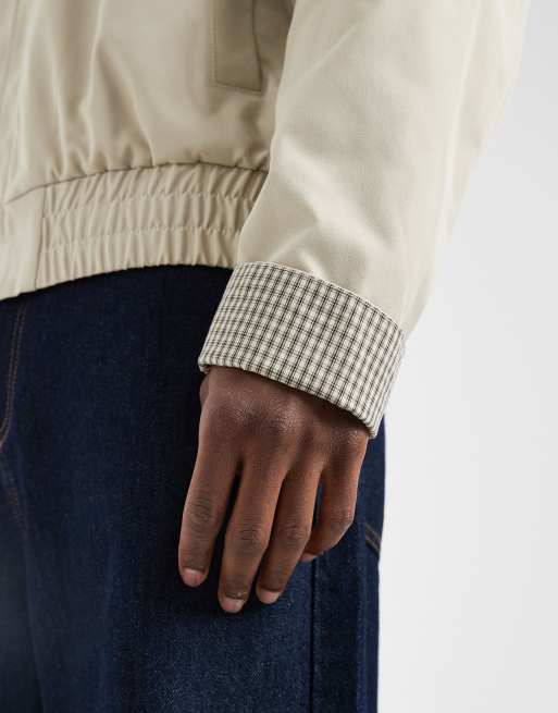ASOS DESIGN - Beige bomber-jakke, 5 af 5