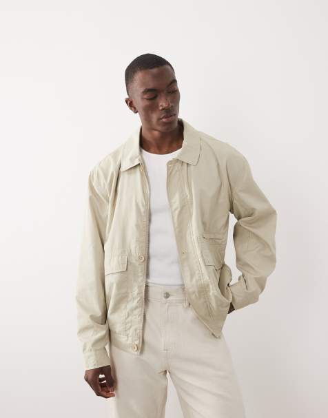 ASOS DESIGN – Beige bomberjacka i oversize - view 1