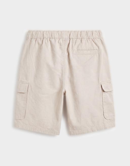 ASOS DESIGN - Beige cargoshorts, 7 af 9