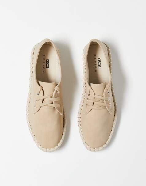 ASOS DESIGN - Beige espadriller med snøre - view 1
