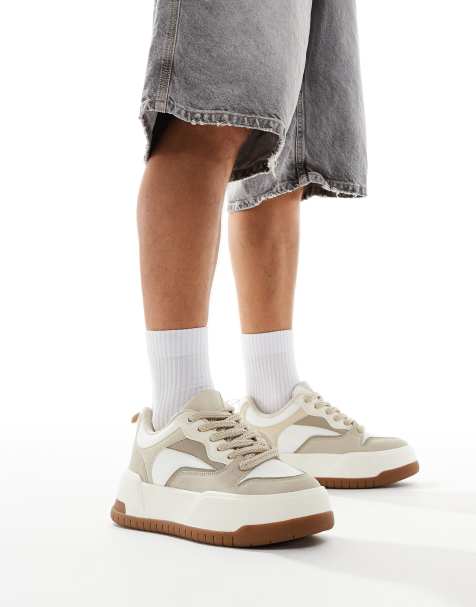 ASOS DESIGN – Beige, grova sneakers - view 1
