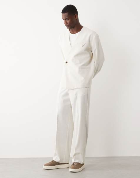 ASOS DESIGN - Beige habitsæt med vide ben - view 1