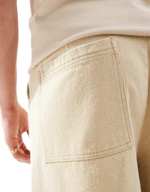 ASOS DESIGN – Beige, långa shorts, 3 av 5