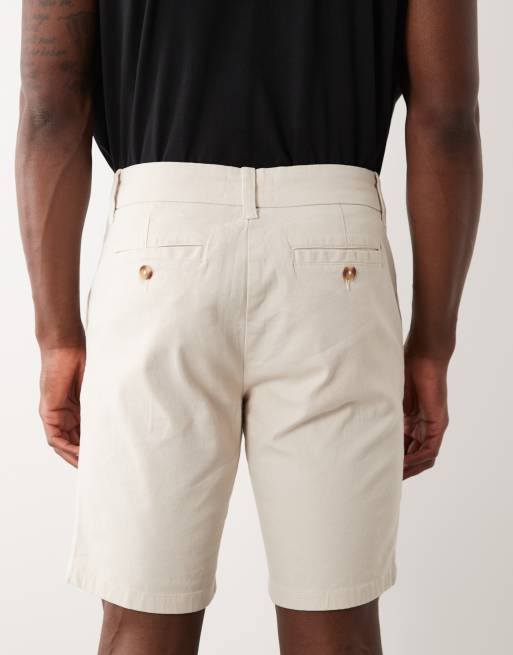 ASOS DESIGN – Beige, medellånga chino-shorts med extra smal passform, 5 av 5