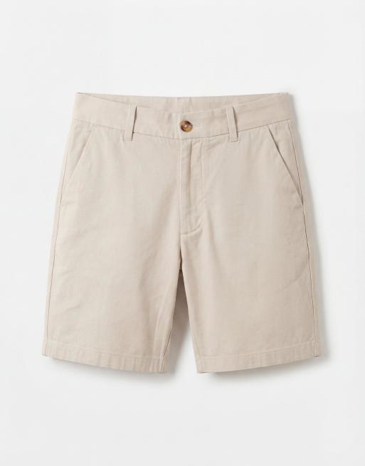 ASOS DESIGN – Beige, medellånga chinosshorts med smal passform, 6 av 7