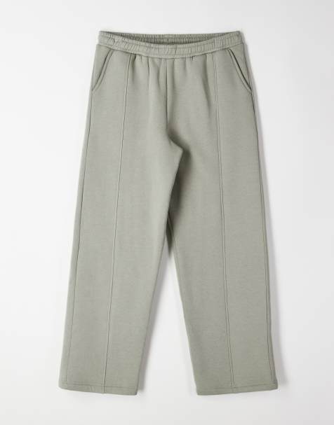 ASOS DESIGN – Beige mjukisbyxor med vida ben, del av set - view 1