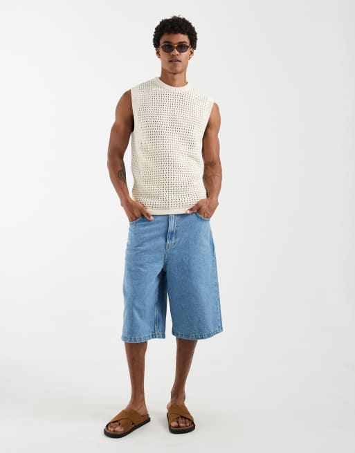 ASOS DESIGN - Beige overdel i åben strik, 2 af 5