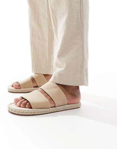 ASOS DESIGN - Beige slip-on-sandaler i espadrille-stil - view 1