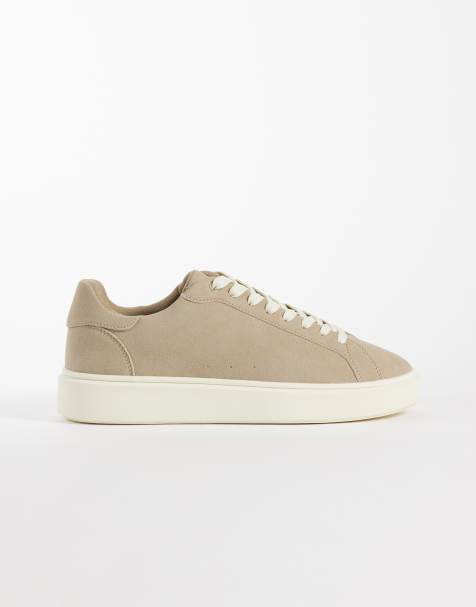 ASOS DESIGN - Beige sneakers med snører - view 1