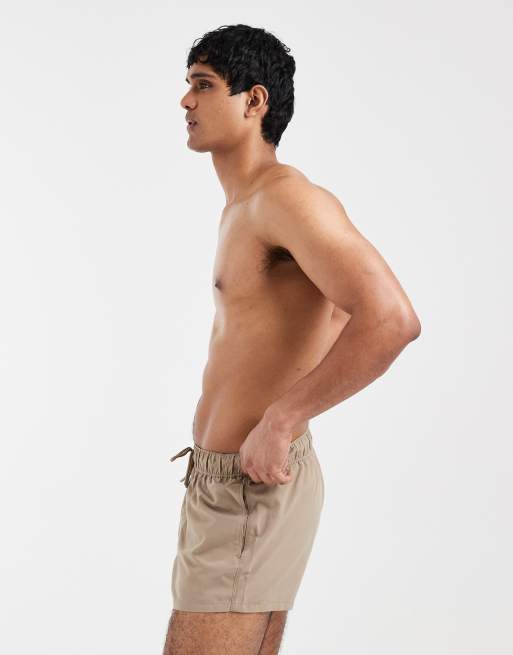 ASOS DESIGN – Beige superkorta badshorts, 3 av 5