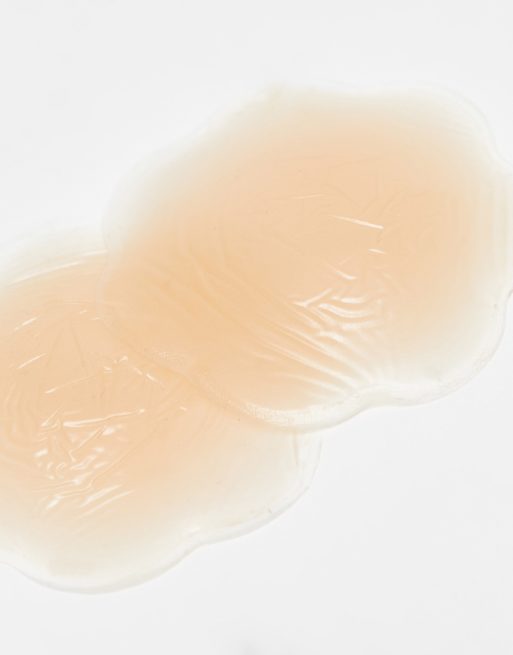 ASOS DESIGN - Beige tone-i-tone genanvendelige brystvorteskjulere i silikone, 3 af 4