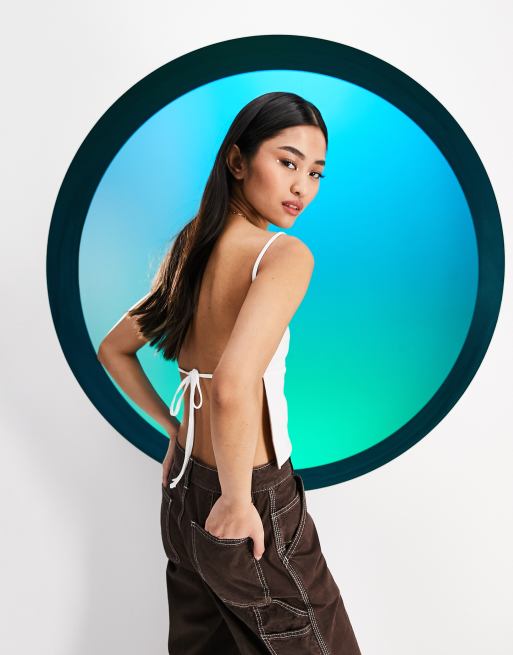 ASOS DESIGN - Beige vendbar camisol, 2 af 4