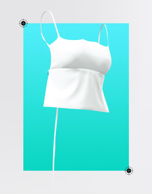 ASOS DESIGN - Beige vendbar camisol, 3 af 4