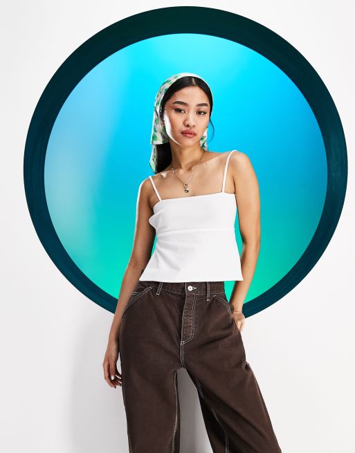 ASOS DESIGN - Beige vendbar camisol, 4 af 4