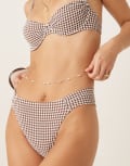 [ASOS DESIGN] ASOS DESIGN belly chain with faux pearls in gold tone S-M Gold