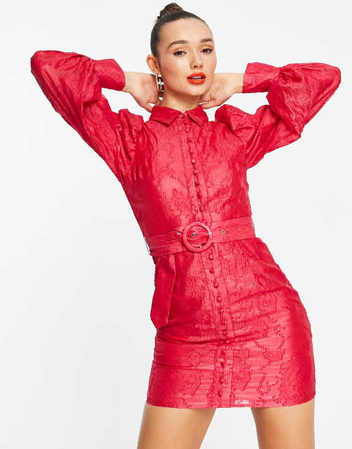 Zimmermann heathers belted shirt hot sale dress