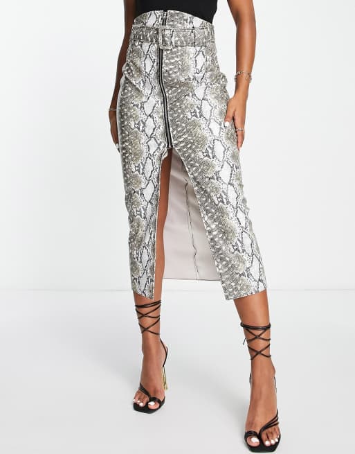 ASOS DESIGN Maternity legging in snake print