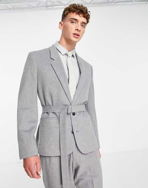 Grey flannel sport on sale coat