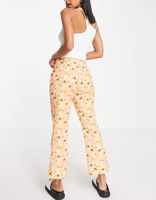 Printed deals cropped pants