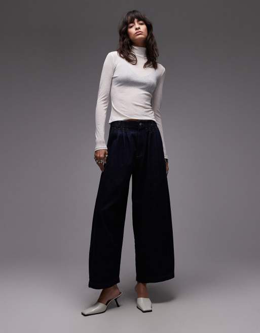 ASOS DESIGN – Benvit, skir topp med polokrage, 3 av 4