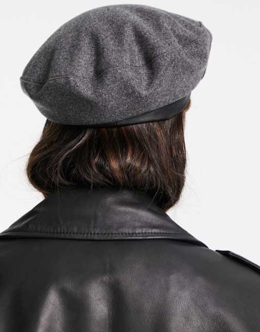 ASOS DESIGN - Béret oversize - Anthracite, 2 de 4