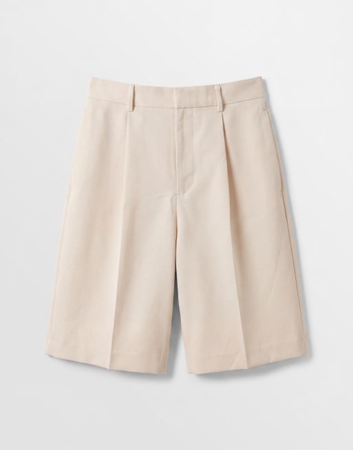 ASOS DESIGN - Bermuda ajusté à pinces - Écru, 6 de 9