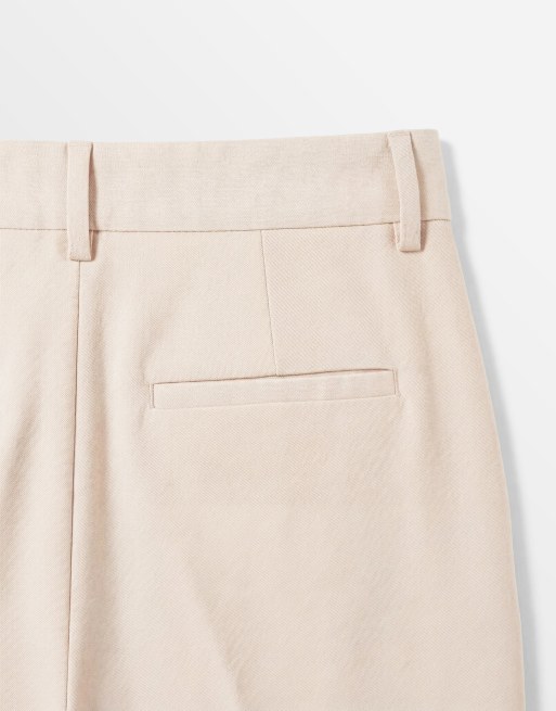 ASOS DESIGN - Bermuda ajusté à pinces - Écru, 9 de 9