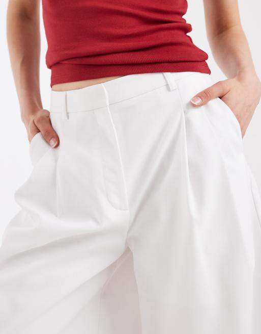 ASOS DESIGN - Bermuda ajusté - Blanc, 2 de 5
