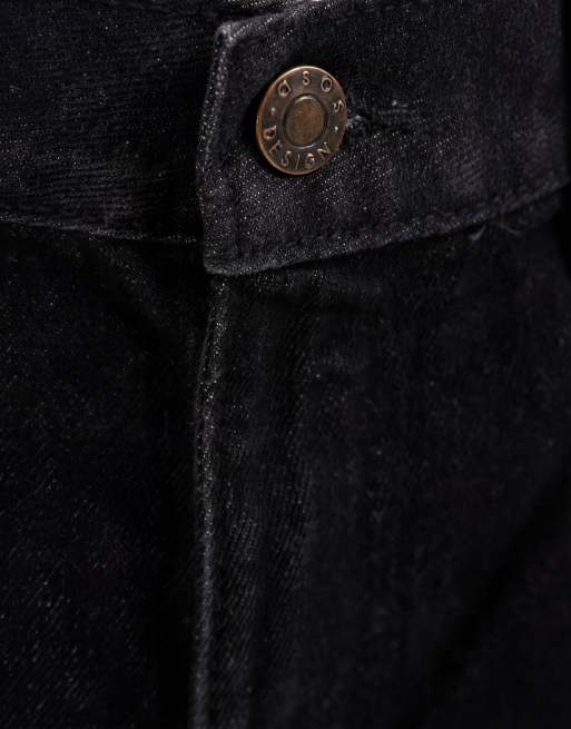 ASOS DESIGN - Bermuda ample en jean - Noir , 9 de 9