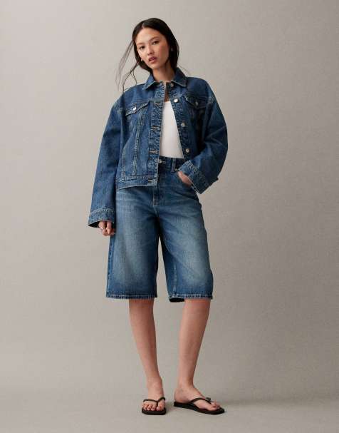 ASOS DESIGN - Bermuda di jeans color blu medio - view 1