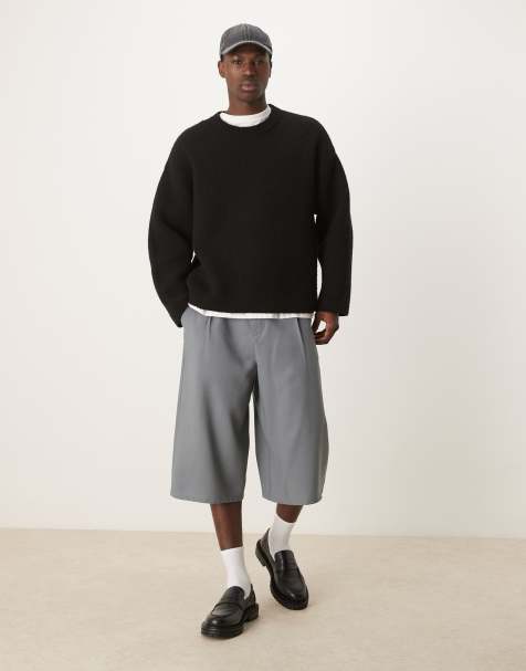 ASOS DESIGN - Bermuda élégant à pinces - Gris - view 1