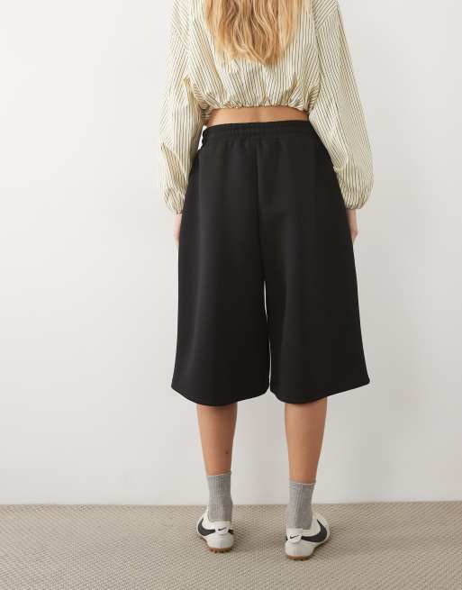 ASOS DESIGN bermuda en jersey à taille nouée noir, 5 de 5