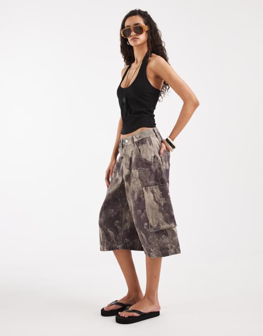 ASOS DESIGN - Bermuda long à imprimé camouflage, 3 de 5