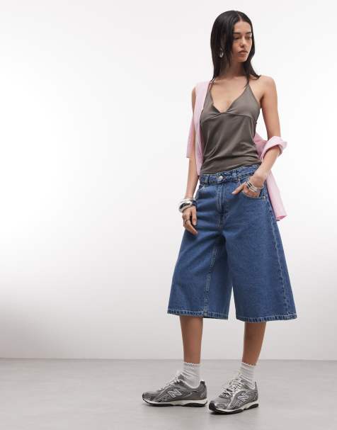 ASOS DESIGN - Bermuda long - Bleu moyen - view 1