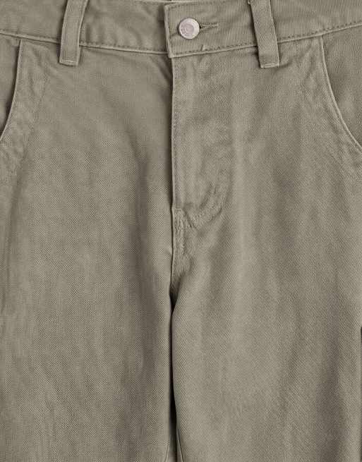 ASOS DESIGN bermuda longer cargo short in khaki, 8 of 9