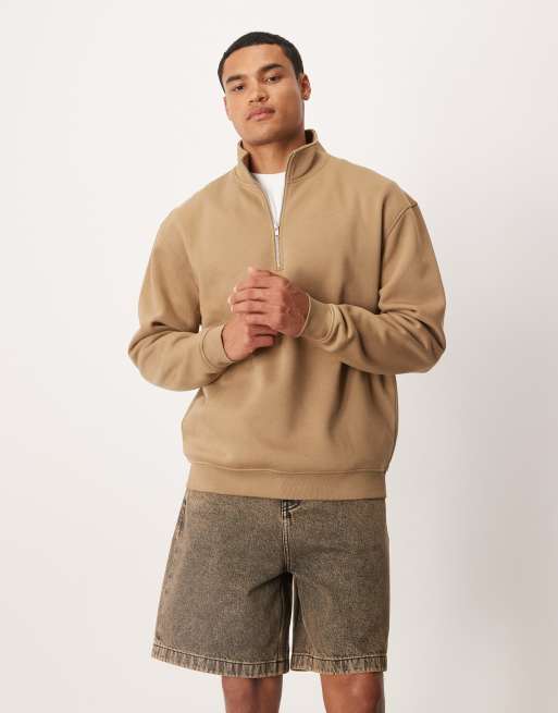 ASOS DESIGN - Bermuda mi-long en jean - Marron délavé, 2 de 5