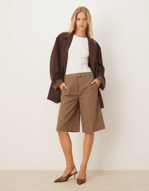 ASOS DESIGN - Bermuda slim - Marron - view 1
