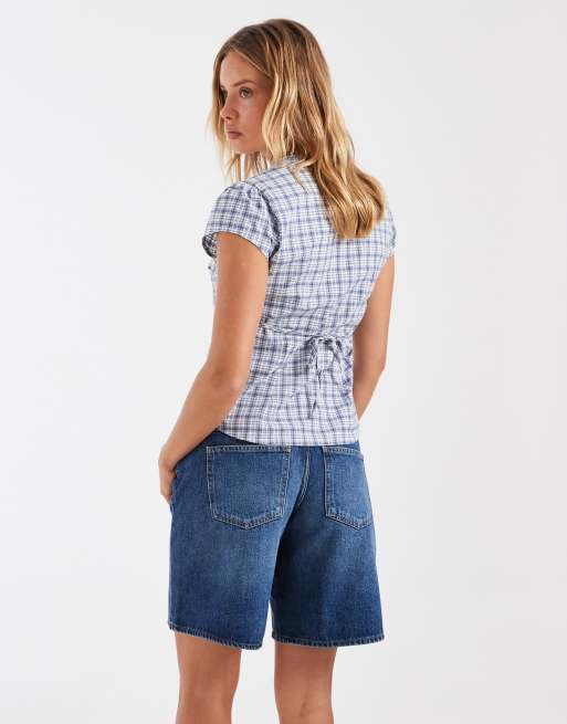 ASOS DESIGN - Bermuda taille basse - Délavage moyen, 5 de 5