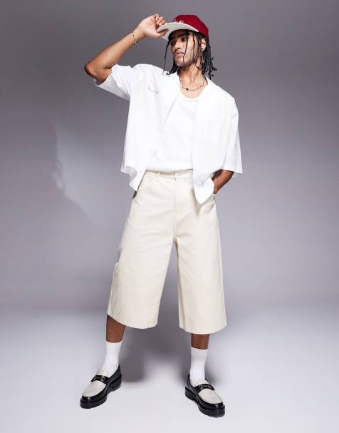ASOS DESIGN - Bermuda ultra long - Écru - view 1