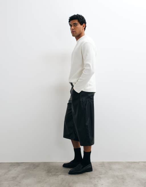 ASOS DESIGN - Bermuda ultra long - Noir, 4 de 5