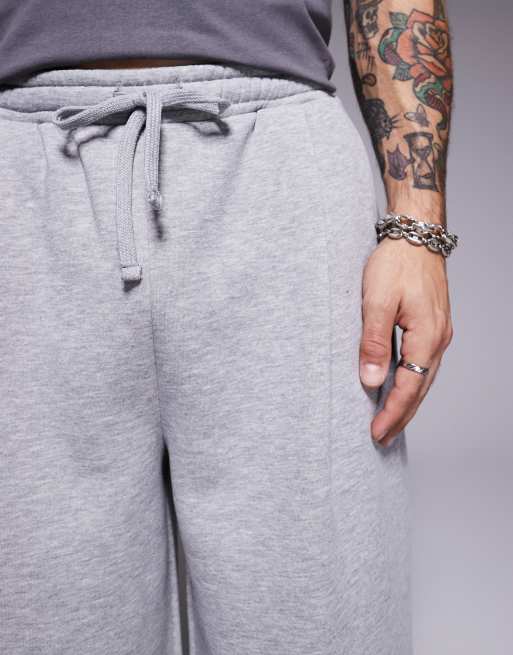ASOS DESIGN – Bermudashorts in meliertem Grau, Kombiteil, 4 von 5