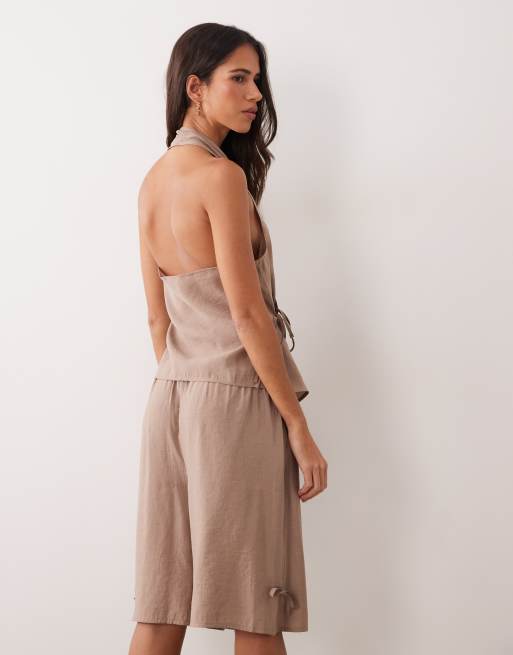 ASOS DESIGN Bermudashorts in Modaloptik, Longline, als Kombiteil, 5 von 5