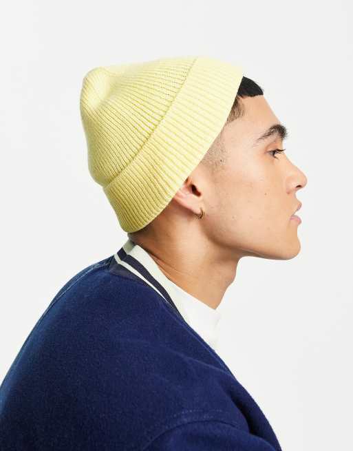 ASOS DESIGN - Berretto da pescatore color limone