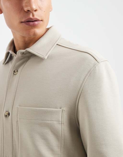 ASOS DESIGN – Beżowa koszula wierzchnia, część zestawu, 5 z 5