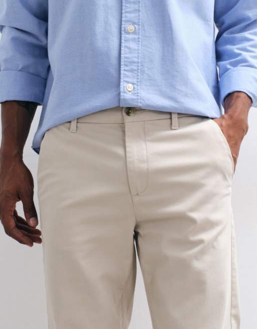 ASOS DESIGN – Beżowe obcisłe chinosy, 5 z 5