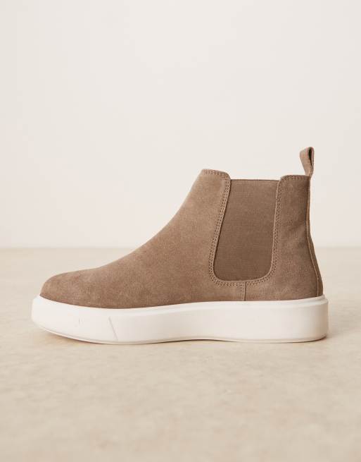 ASOS DESIGN – Beżowe zamszowe sztyblety, 2 z 4