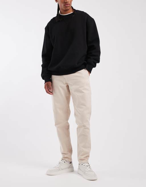 ASOS DESIGN – Beżowe zwężane chinosy, 2 z 5