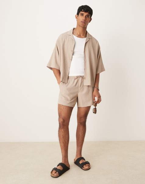ASOS DESIGN – Beżowy fakturowany zestaw - view 1